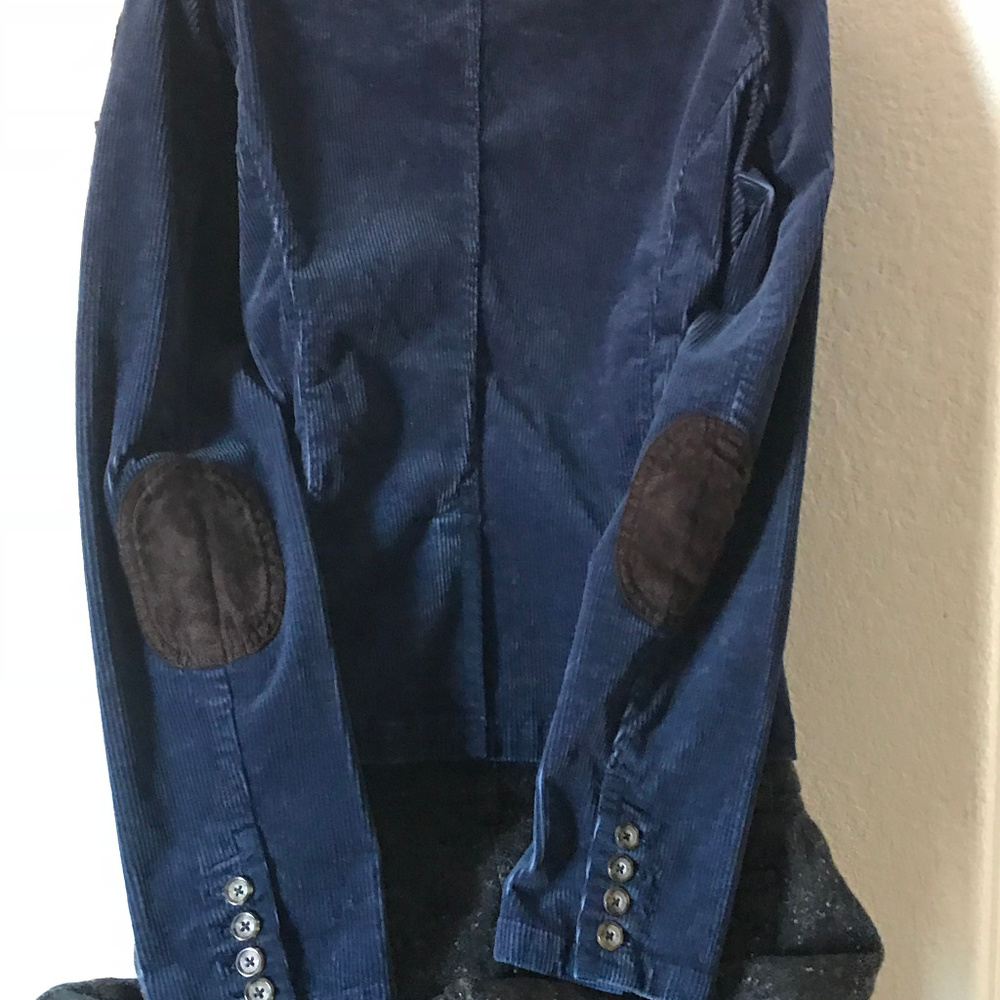 SOLD AMERICAN EAGLE OUTFITTER NAVY CORDUROY JACKET - Picture 7 of 8